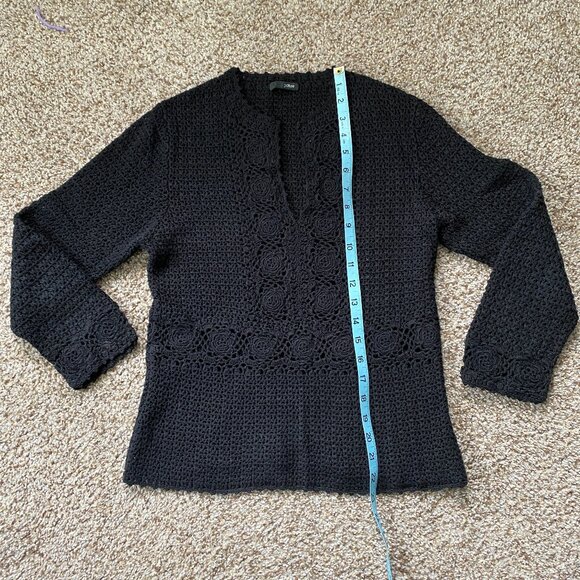 J Crew Crocheted Cotton Sweater, size S - Picture 4 of 4